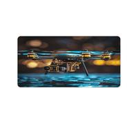Desk Pad Protector Drone Desk Mat Office Mat Gaming Mouse Pad with Stitched Edges for PC Laptop Desk Home Office