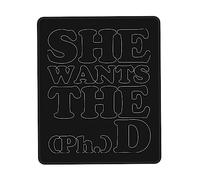 Desk Pad She Wants The Phd Waterproof Gaming Mousepad Comfortable Mouse Pad For Home Pc Work 25X30Cm