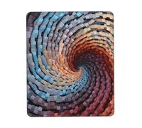 Desk Pad Three-Dimensional Block Table Mat for Laptop 10x12in