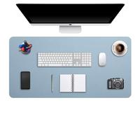 DOBAOJIA Desk Pad XXXXL, Desk Mat, Desk Protector, Writing Pad, for Laptop/Keyboard/Mouse, Waterproof Polyurethane Leather and Non-Slip Suede, 100 x 50 cm
