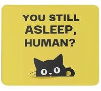 Desk Pad You Still Asleep Human Peeking Cat Gaming Mouse Pad for Work