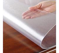 Desk Pads,Office Products Mats 36x88 inchs/90x224cm,2 (mm) Thickness High Temperature Resistant Frosted PVC Wipeable Table Cover Cloth Waterproof for Home Kitchen