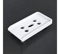 Desk PC Mount, Computer Tower Holder, Mobile PC Stand Desktop Tower Computer Floor Stand CPU Cart Holder Rolling Caster Wheels With 4 Rolling Caster Wheels For Home Office Under Desk ( Color : White B