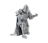 Desk Pen Holder, Medieval Table Decoration, Pen Stand with Design, Sturdy Resin Desk Base, Office Accessories, Knight Ballpoint Pen Holder for Writers, Leh