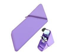 Desk Pen Holder - Silicone Makeup Brush Holder - Classroom Organization Supplies Bag for Teenagers, Students, Travel or School and Bag, purple, Se référer à la description, Refer to description