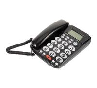 Desk Phone for Home and Office Use, Black Pvc, Easy Operation | User-friendly Installation, Classical Look, Digital House Phone, Efficient Communication, Modern Design