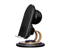 Desk Phone Holder - Dee Mobile Phone Holder Non-Slip | Dee Table Phone Holders with Speaker and Charging, for Travel, Camping, Bedroom, Home