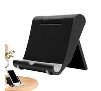 Desk Phone Holder Stand - Table Mount, Device Stand | Adjustable Viewing Cradle with Foldable Angle Bracket and Non-Slip Base Designed to Enhance the Mobile Phone Stand