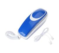 Desk Phone Small Telehone Wall/Desk Mountable Landline Phones With Last Number Redial Feature No Need Battery Wall Mountable Phone