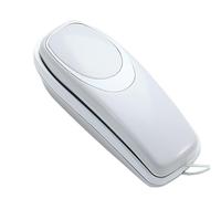 Desk Phone Small Telehone Wall/Desk Mountable Landline Phones With Last Number Redial Feature No Need Battery Wall Mountable Phone