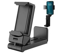 Desk Phone Stand - Foldable Anti Slip Portable Mobile Holder for Travel | Lightweight Adjustable Cell Support with Stable Base Design, Desk Accessory for Airport Vacation Office Home Use