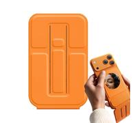 Desk Phone Stand,Foldable Cradle with Makeup Mirror - Magnetic Mobile Phone Mount Stand | for Video Call Live-Streaming Recording TV Watching Entertainment Table Dashboard