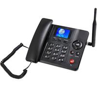 Desk Phone Wireless Full Netcom 4G Color Screen, Dual Sim Wifi Bluetooth With Fm RadioBlack Cordless Landline With Fm,Sim,Sms Cordless Landline Hands Free Functions