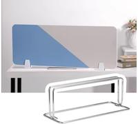 Desk Privacy Divider with Noise Cancelling Panels - Office Partition Sneeze Screen, Desktop Privacy Baffle for Enhanced Focus & Productivity in Shared Workspaces