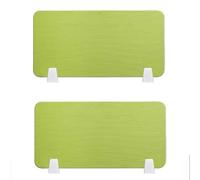 Desk privacy panel，2 Pack Desk Dividers, Free Standing Soundproof Office Partition, Portable Privacy Screens for Workspace Organization, Enhance Focus & Productivity - Green, 30x80CM