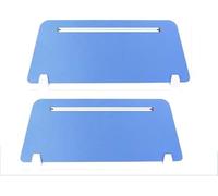 Desk privacy panel，2-Pack Desk Privacy Divider Acoustic Panels - Noise & Visual Distraction Reduction Office Partition - Blue 120x30cm - Ideal for Home & Workspace Productivity