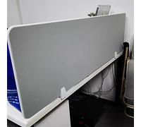 Desk privacy panel，Acoustic Desk Partition - Freestanding Office Divider & Furniture Screen for Workstations, Libraries, Collaborative Spaces - HxL 40x60CM (15.7x23.6IN)