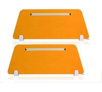 Desk privacy panel，Acoustic Desk Privacy Screens - 2 Pack Noise Reducing & Visual Distraction Panels, 120x30cm Office Dividers for Enhanced Focus and Productivity