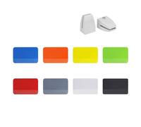 Desk privacy panel，Clamp-On Acrylic Desk Divider, Frosted Acoustic Privacy Screen for Office Cubicles, Noise Reduction & Visual Barrier, Portable Workstation Partition for Students, 40x40cm,