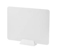 Desk privacy panel，Foldable Acrylic Desk Divider - Privacy Screen with Stable Base, Reduces Visual Distractions for Office, Library & Classroom - 40x60CM, White