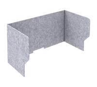 Desk Privacy Panel | Foldable and Easy to Clean, 3 Door Privacy Screens, for Use on Desk, Dormitory, Offices, Library and Table