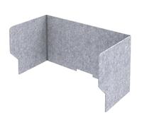 Desk Privacy Panel - Foldable Felt Divider, Study Space Shield, Exam Focus Board, Classroom Desktop Partition | Library Office Dormitory Learning Table Testing Environment Organization Aid