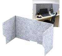 Desk Privacy Panel Free Standing Desktop Privacy Panel Sound Absorbing, Antis-jamming Acoustic Partition Test And Desk Dividers, For Offices Schools Libraries, Durable Folding Portable Desk Barrier