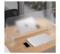 Desk Privacy Panel Office & Home Screen Divider Noise Reducing Visual Distraction Shield Adjustable Mounting Ideal for Workspaces Modern Design