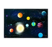 Desk Protector Mat - Washable Fabric Desk Cover 40x60cm, Dinosaur World Map, Creative Learning Design, Multipurpose Easy Clean Breau Mat, Taps De Prot