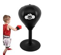 Desk Punching Bag - Stress Relief Suction Cup Punch Ball With Strong Spring Rebound For Office Fun, Anger Management With Relaxation Function, Desktop Toy For Men Women Kids Teens Adults, Red Black, G