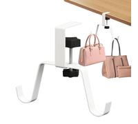 Desk Purse Holder Hook Clamp-On Space-Saving Hanger, Portable Hook