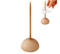 Desk Receipt Holder - 19x6cm Spike Holder, Spike Holders, Receipt Ticket Stabber Stand, Wood Bill Fork Organizer for Restaurant, Office & Café, Paper Order for Receipts, Menus & Delivery Notes