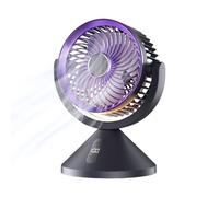 Desk - Rechargeable Desktop Air Circulating | Hangable Air-Freshener | Cordless Air Circulator | 100-Speed Summer Equipment For Dorm Bedside Reading Working Bedroom Freshener Feature