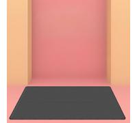 Desk Rolling Chair Mat 40 x 50 cm Easy Glide and Clean Chair Floor Protection Mat Multi Purpose for Office on Wooden Tile Floor, Dark Grey