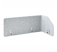 Desk Screen FOLDY 120 x 50 cm Light Grey