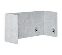 Desk Screen SOLOA 210 x 61 cm Grey