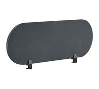 Desk Screen SPARKY 120 x 40 cm Dark Grey