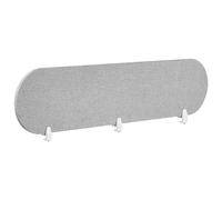 Desk Screen SPARKY 180 x 40 cm Light Grey