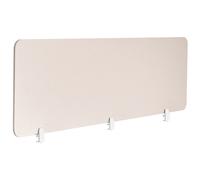 Desk Screen SPLIT 180 x 50 cm Beige
