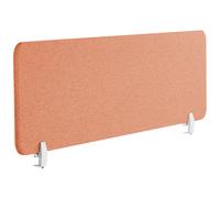Desk Screen WALLY 130 x 40 cm Light Red