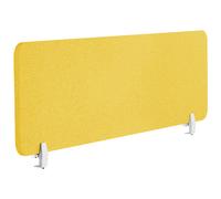 Desk Screen WALLY 160 x 40 cm Yellow