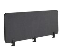 Desk Screen WALLY 180 x 40 cm Dark Grey