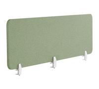 Desk Screen WALLY 180 x 40 cm Green