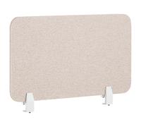 Desk Screen WALLY 72 x 40 cm Beige