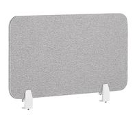 Desk Screen WALLY 72 x 40 cm Light Grey