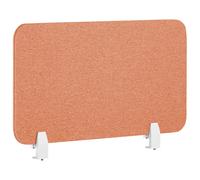 Desk Screen WALLY 72 x 40 cm Light Red