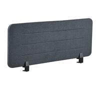 Desk Screen ZIGGY 120 x 40 cm Dark Grey