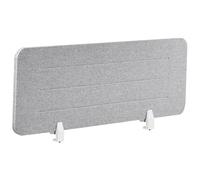 Desk Screen ZIGGY 120 x 40 cm Light Grey