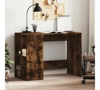 Desk Smoked Oak 102x50x75 cm Engineered Wood Berkfield Home Brown One Size