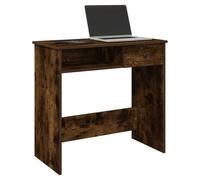 Desk Smoked Oak 80x40x75cm Engineered Wood Writing Table Compact Workspace Home